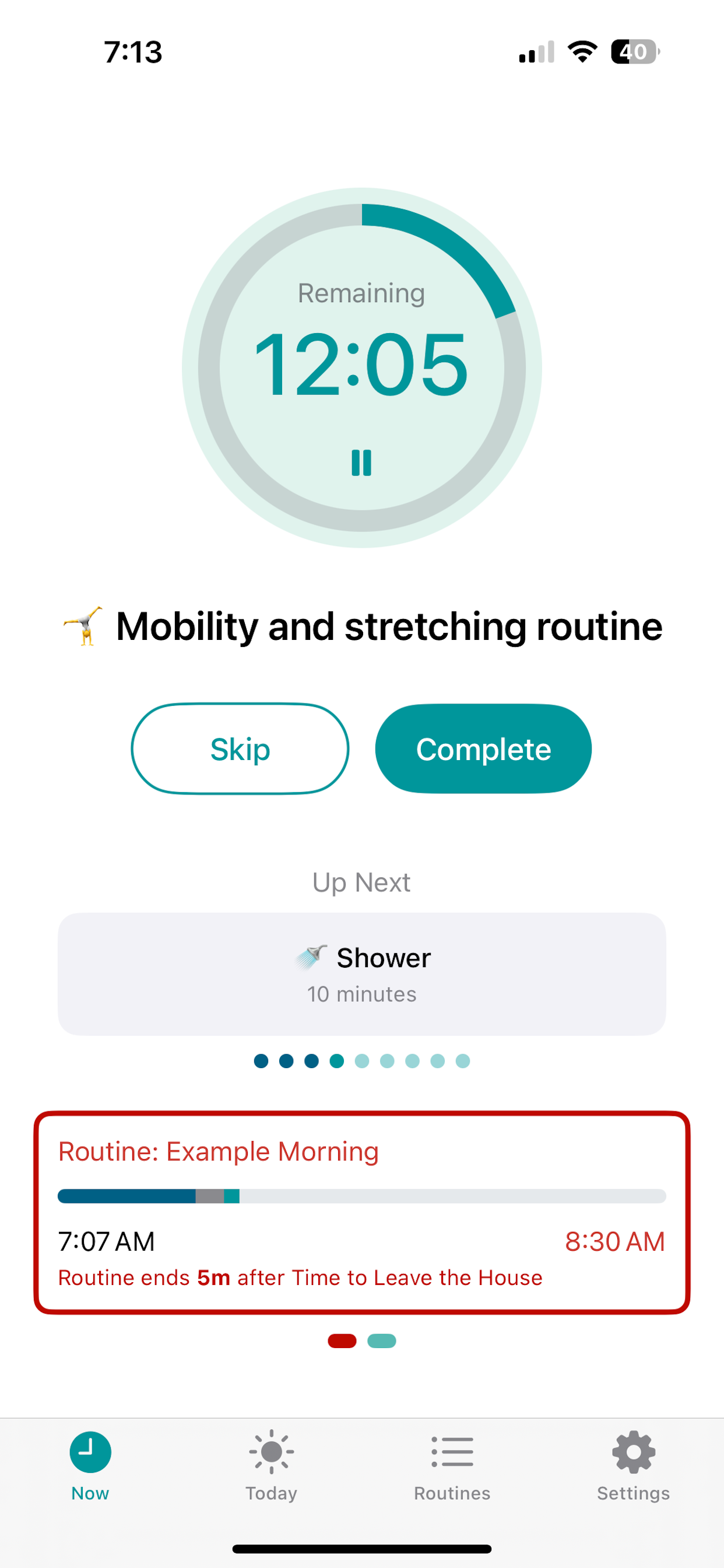 Critical Time Warning